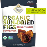 Organic Sun Dried Figs Sunny Fruit, Gluten Free Nut Free 1.13kg