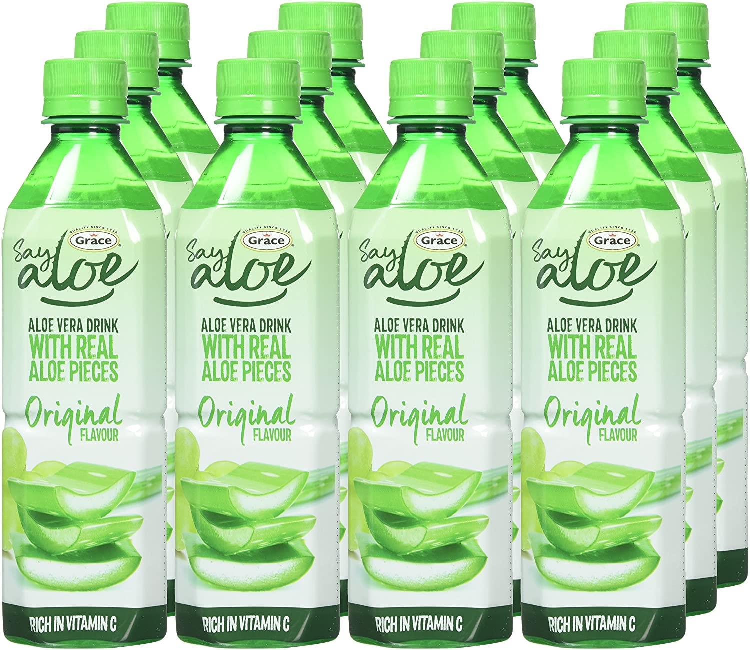 2_9bbfe473-4856-4d84-87cd-21ae200a7825.jpg Grace Aloe Vera Drink, 12 x 500ml - Image 1