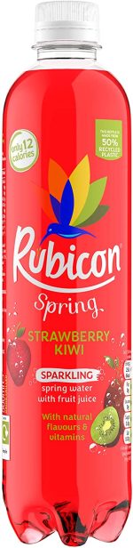 Rubicon Spring Strawberry Kiwi Sparkling Water Pack of 12x500ml - Image 2