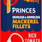 Princes Mackerel Fillets in a Rich Tomato Sauce Pack of 10x125g