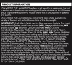 USN Muscle Fuel Strawberry Anabolic Powder, 2.2kg - Image 3