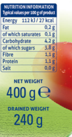 Valfrutta Italian Peeled Plum Tomatoes, 12 x 400g - Image 2