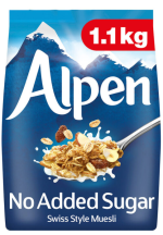 Alpen No Added Sugar Mueslin Pack of 1x1.1kg