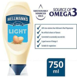 Hellmann's Light Squeezy Creamy Mayonnaise Pack of 2x750ml - Image 2