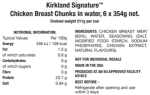 Kirkland Signature Premium Chunk Chicken Breast 6 x 354gm - Image 2