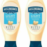 Hellmann's Light Squeezy Creamy Mayonnaise Pack of 2x750ml