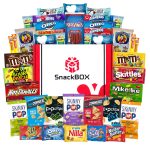 Movie Night Care Package | Candies, Chips, and Cookies Assortment Care Package (40 Snacks)