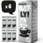 Oatly Oat Drink Barista Edition Long Life Bundle 1 Litre (6 Pack) - Totally Vegan – Dairy Free Oat Milk