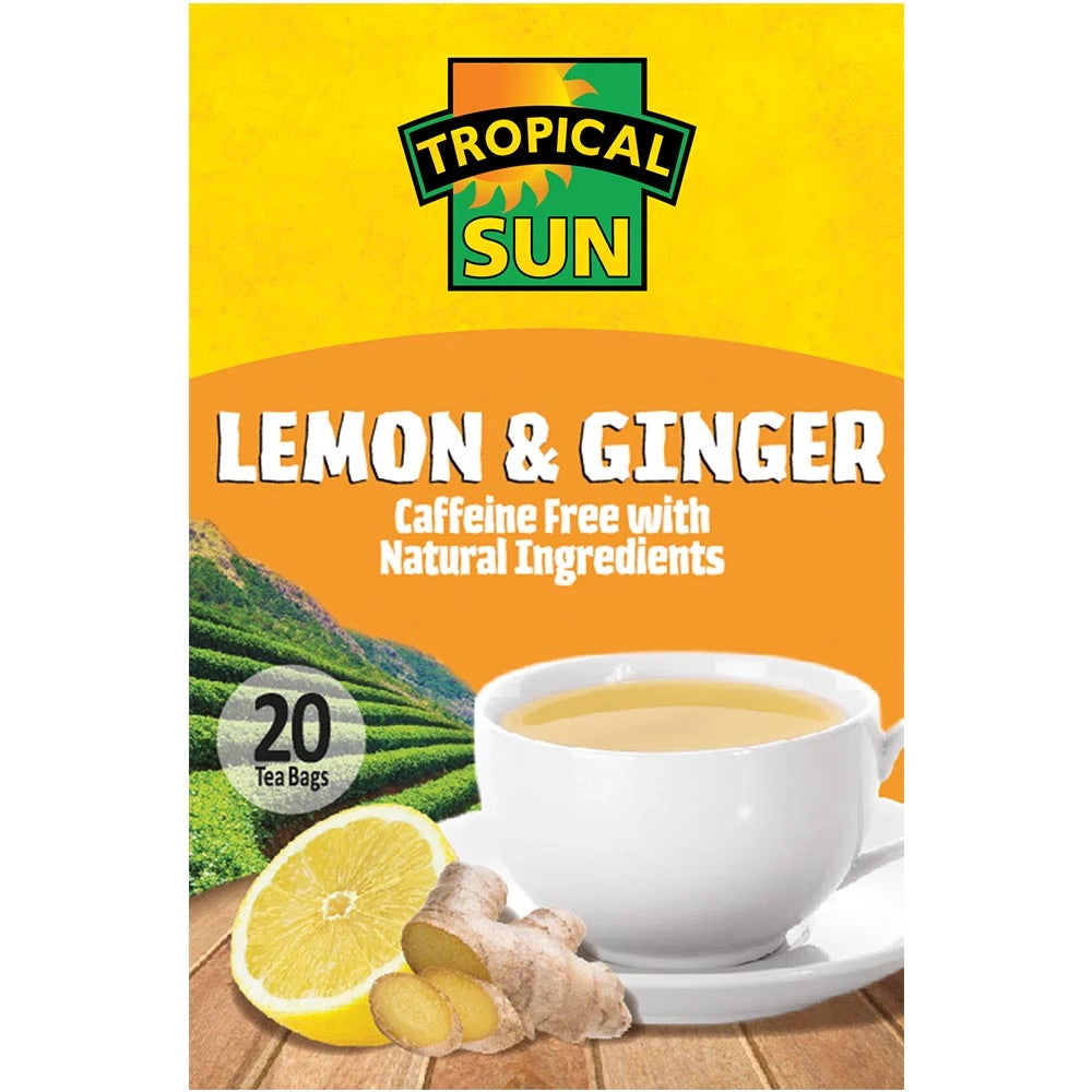 Tropical Sun Lemon Ginger Tea 30g - Image 1
