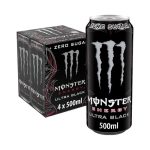 Monster Energy Drink Ultra Black Zero Sugar Pack of 500ml - Image 5