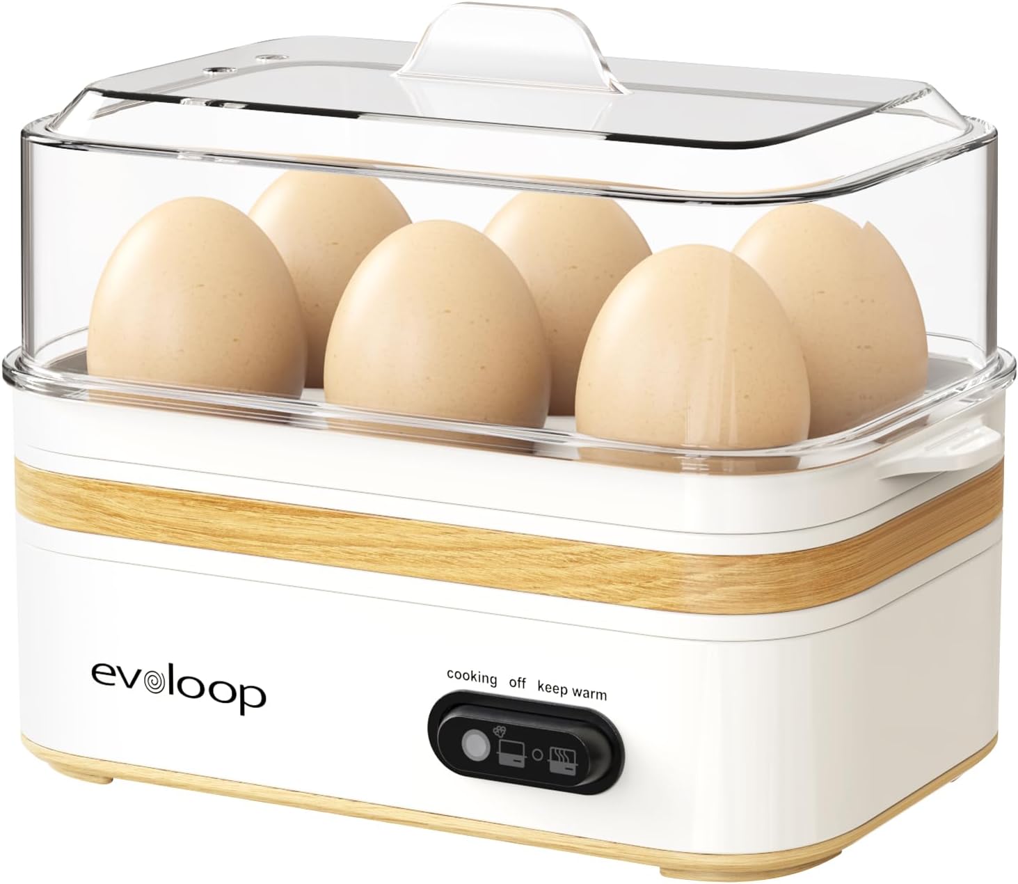 61InvrsCvsL._AC_SL1500_ Egg Cooker Electric 6 Eggs Capacity - Image 1
