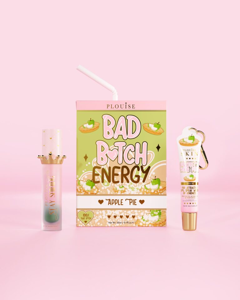 An Apple Pie Bad Bitch Energy by P.Louise featruing a lip conditioner and lip oil