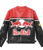Red Bull Leather Racing Jacket - VELOCE