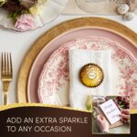 Ferrero Rocher Premium Pralines Milk   Hazelnut Chocolate Gift Boxes, Individually Wrapped Gifts, 12 Packs (62.5g each) - Image 3