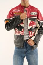 Red Bull Leather Racing Jacket - VELOCE