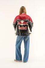 Red Bull Leather Racing Jacket - VELOCE