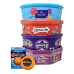 Chocolate Tubs Bundle – 5-Pack of Heroes, Roses, Celebrations, Quality Street   Chocolate Sweet Shop - Image 2
